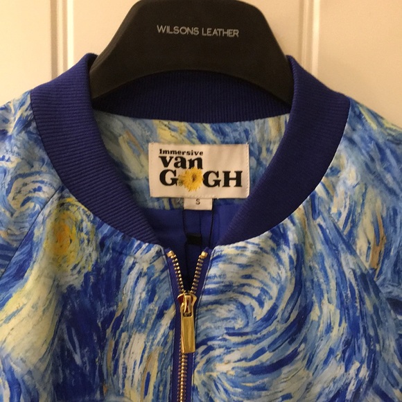 Van Gogh Starry Night Bomber Jacket - Picture 5 of 9